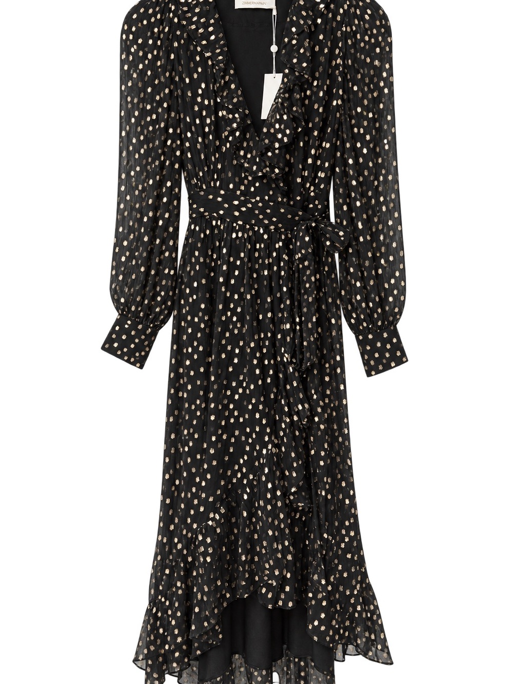 ZIMMERMAN Brand New Women’s Dress Black and Gold